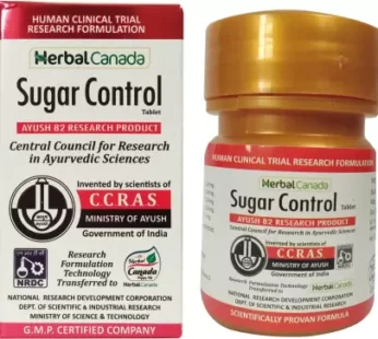 Herbal Canada Sugar Control Ayurvedic 60 Tablets Pack of 2 (Pack of 2)